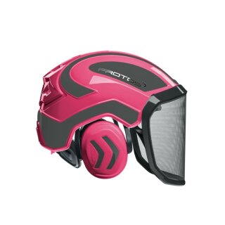 Forstschutzhelm Protos®Integral Forest pink grau